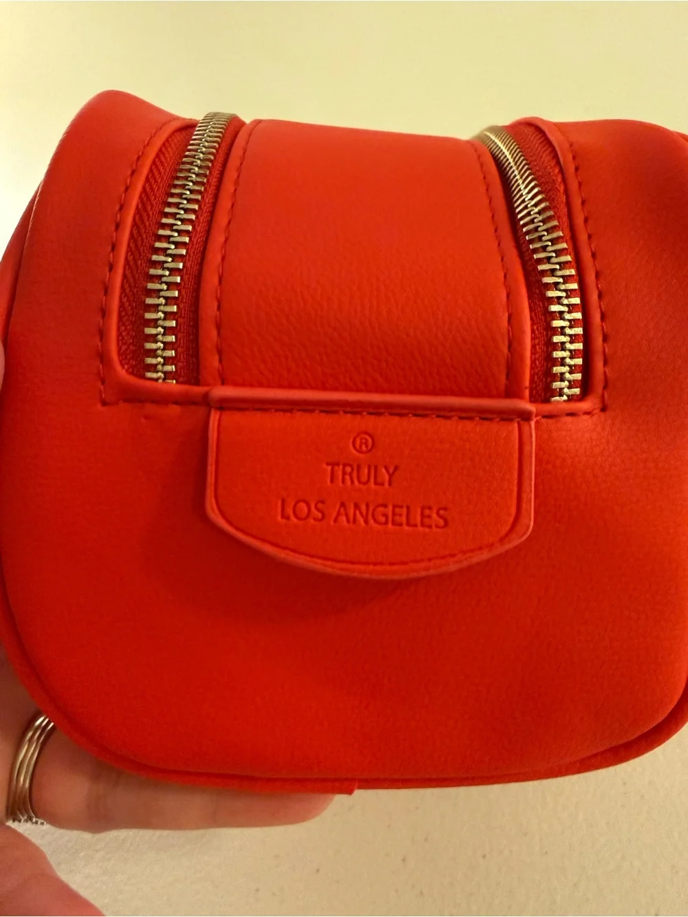 TRULY Signature Makeup/Toiletry Case in ‘Candy Apple Red - *NWOT*